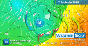 Sicilia: calo delle temperature, sostenuti venti e locale instabilità mercoledì