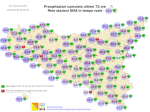 Sicilia, nuovo peggioramento da sabato sera. Possibili fenomeni intensi domenica.