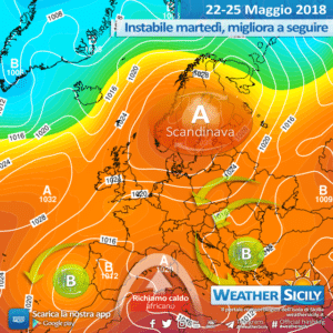 Sicilia: weekend più stabile ma dalla prossima settimana è atteso un nuovo calo delle temperature.