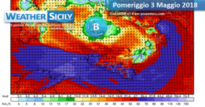 Forti venti occidentali giovedì: le condizioni meteo-marine per le prossime 24 ore.