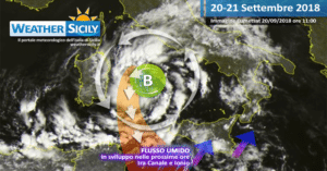 Sicilia, settimana potenzialmente instabile. Maltempo diffuso mercoledì.