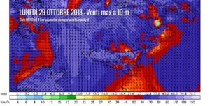 Sicilia, lunedì venti burrascosi con maltempo diffuso.