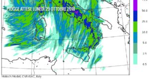 Sicilia, lunedì venti burrascosi con maltempo diffuso.