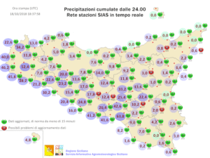 Sicilia: domenica variabile. Nuova fase di maltempo da lunedì con temperature in forte calo.