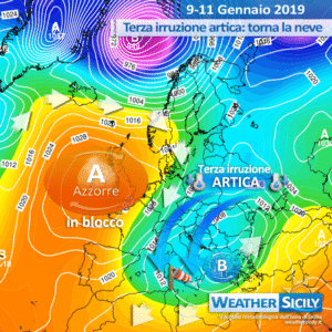 Sicilia, arriva il gelo artico. Venerdì neve fin verso le zone costiere: scopriamo dove!