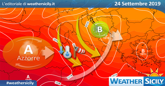 Sicilia, ultime ore di caldo: sta per arrivare il Maestrale!