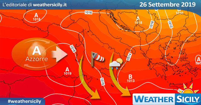 Sicilia, ultime ore di caldo: sta per arrivare il Maestrale!