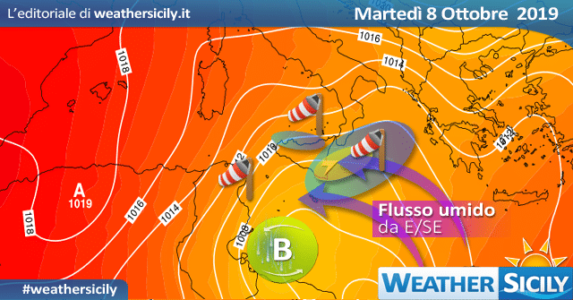 Sicilia, forti venti di Grecale in arrivo: le condizioni meteo-marine per martedì.