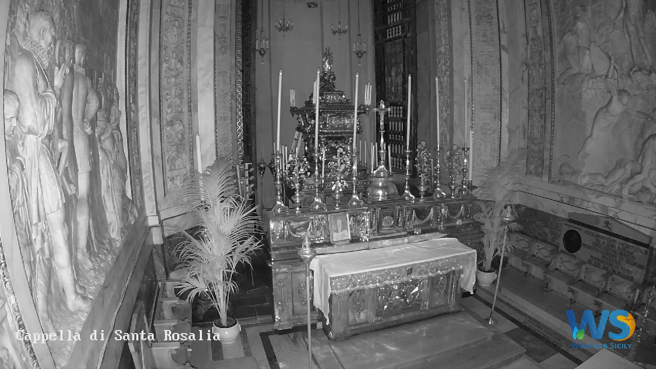 Cappella di Santa Rosalia – Webcam dentro la Cattedrale di Palermo