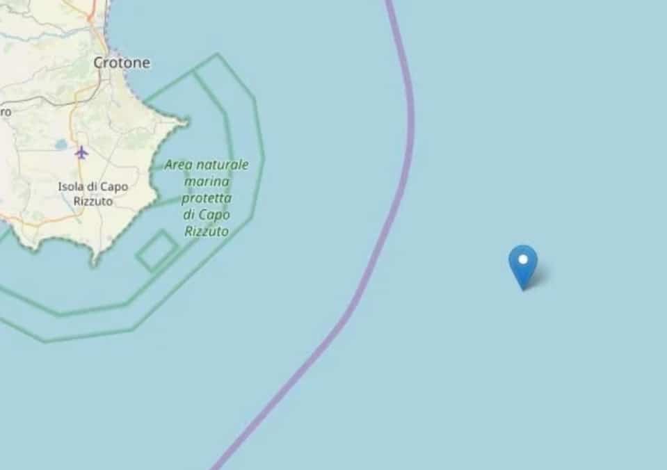 Terremoto: scossa nella costa ionica calabrese all'alba.