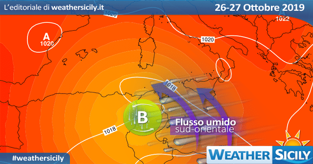 Meteo Sicilia: ancora instabilità sparsa nel weekend.