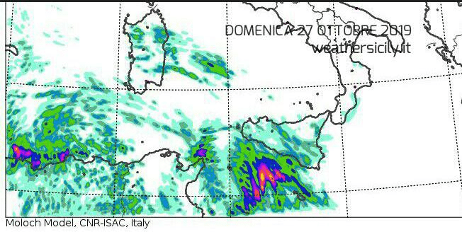 Meteo Sicilia: domenica movimentata sul Canale di Sicilia.