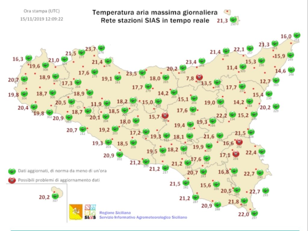 Sicilia: mite e burrascoso sabato, freddo e instabile domenica.