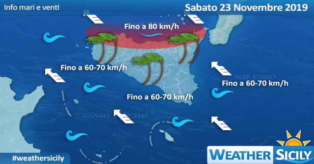 Sicilia, ennesima BURRASCA di SCIROCCO sabato❗Info mari e venti.