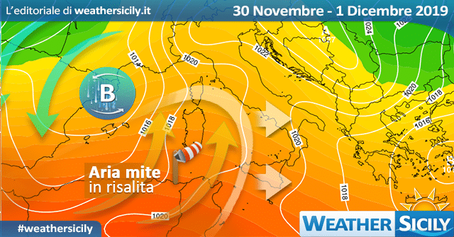 Sicilia: weekend variabile. Scirocco da domenica.