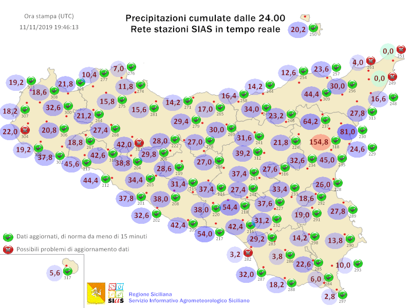 Sicilia, martedì attesa tempesta di Ostro. Venti anche oltre i 100 km/h.