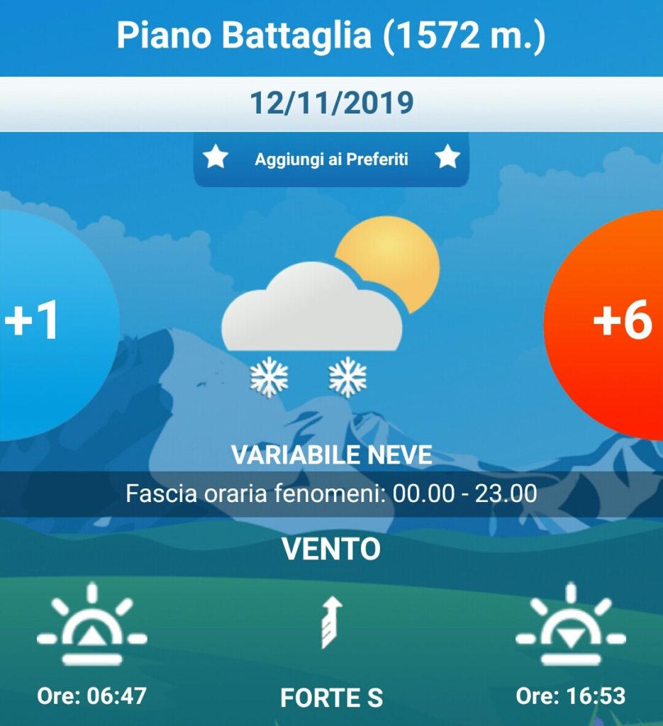 Sicilia: allerta meteo gialla mercoledì su tutta la regione.