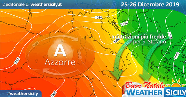 Nuova TEMPESTA in Sicilia: lunedì punte di 100 km/h e onde fin i 7 metri.