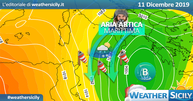 Sicilia, prove d'inverno da martedì: atteso maltempo, freddo e neve!