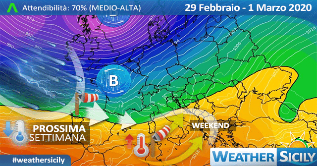 Sicilia: Scirocco e punte di 25 gradi nel weekend ma la svolta è vicina!