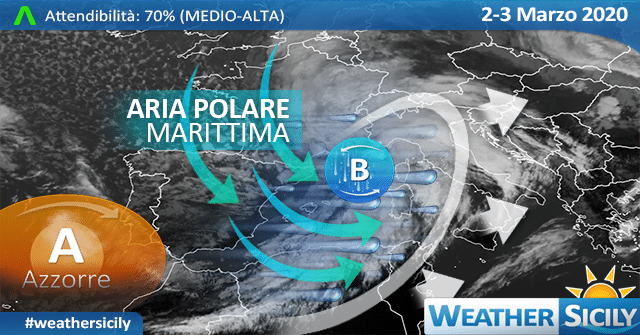 Sicilia, svolta meteo: peggiora in serata. Serie di perturbazioni in arrivo!