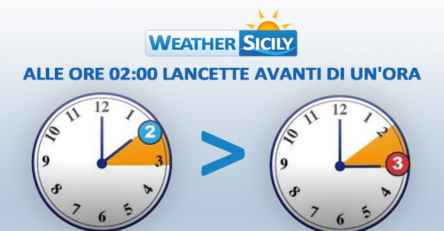 Alle ore 02:00 torna l'ora legale: lancette avanti di un'ora.