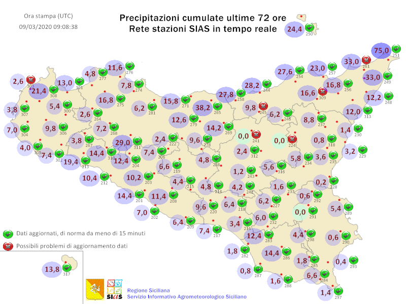 Sicilia: temperature in aumento ma non è attesa alcuna ondata di caldo!