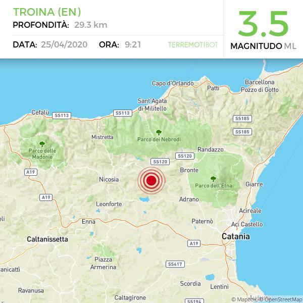 terremoto ennese