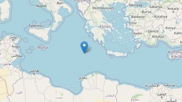 Forte scossa di terremoto 5.5 tra Italia e Grecia: avvertita in Sicilia.