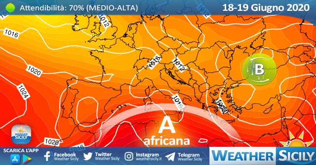 Sicilia: inizio di settimana fresco e ventoso.