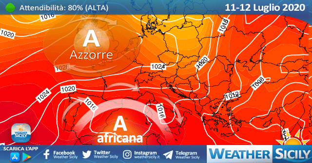 Sicilia, weekend ancora con l'anticiclone africano. Fino a 38 gradi domenica.