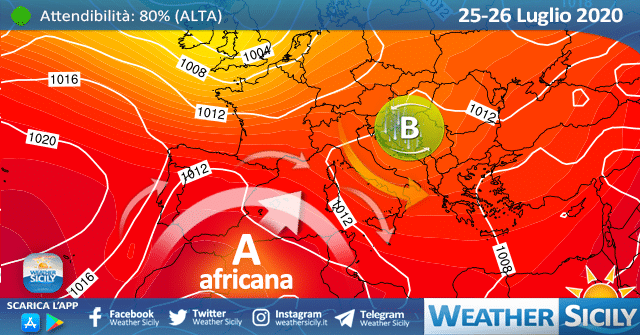 Sicilia: lieve calo termico entro domenica ma l'anticiclone africano non demorde.