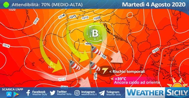 Sicilia: le max attese oggi. Siracusa la città più bollente con 40 gradi.