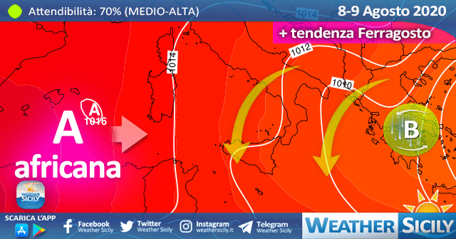 Sicilia: ancora un giovedì fresco con maggiore instabilità.