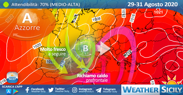 Sicilia, caldo weekend ma poi cambia tutto: break estivo alle porte!