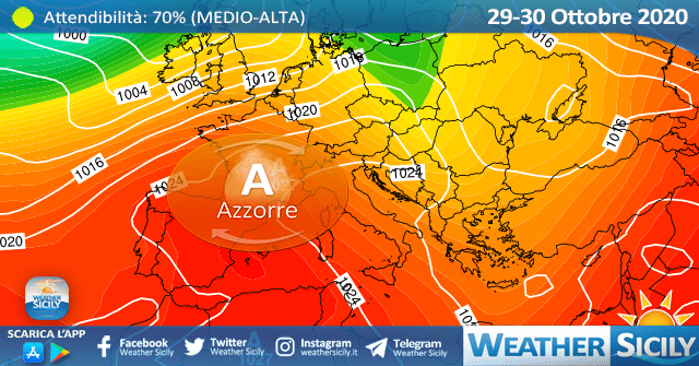 Sicilia, condizioni meteo in miglioramento: torna l'alta pressione!