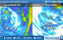 Sicilia, fase clou del freddo dalla serata: neve e grandinate in arrivo!