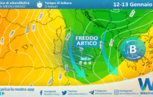 Sicilia, l'inverno ci prova: crollo termico e ritorno della neve martedì.