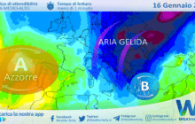 Sicilia, aria siberiana sabato: atteso un sensibile calo delle temperature.