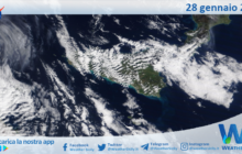 Sicilia: immagine satellitare Nasa di giovedì 28 gennaio 2021