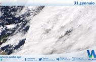 Sicilia: immagine satellitare Nasa di domenica 31 gennaio 2021