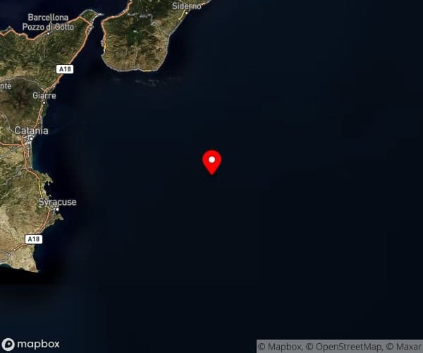 Sicilia: scossa di terremoto 3.5 nel Mar Ionio.