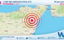 Sicilia: scossa di terremoto magnitudo 2.9 nei pressi di Linguaglossa (CT)