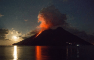 Sicilia, Stromboli:  trabocco lavico. DIRETTA STREAMING