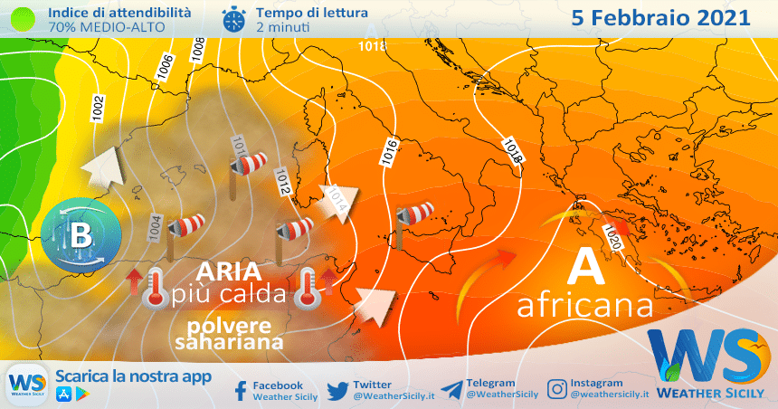 Sicilia: dall'anticipo di primavera all'anticipo d'estate? Ulteriore aumento termico in vista.