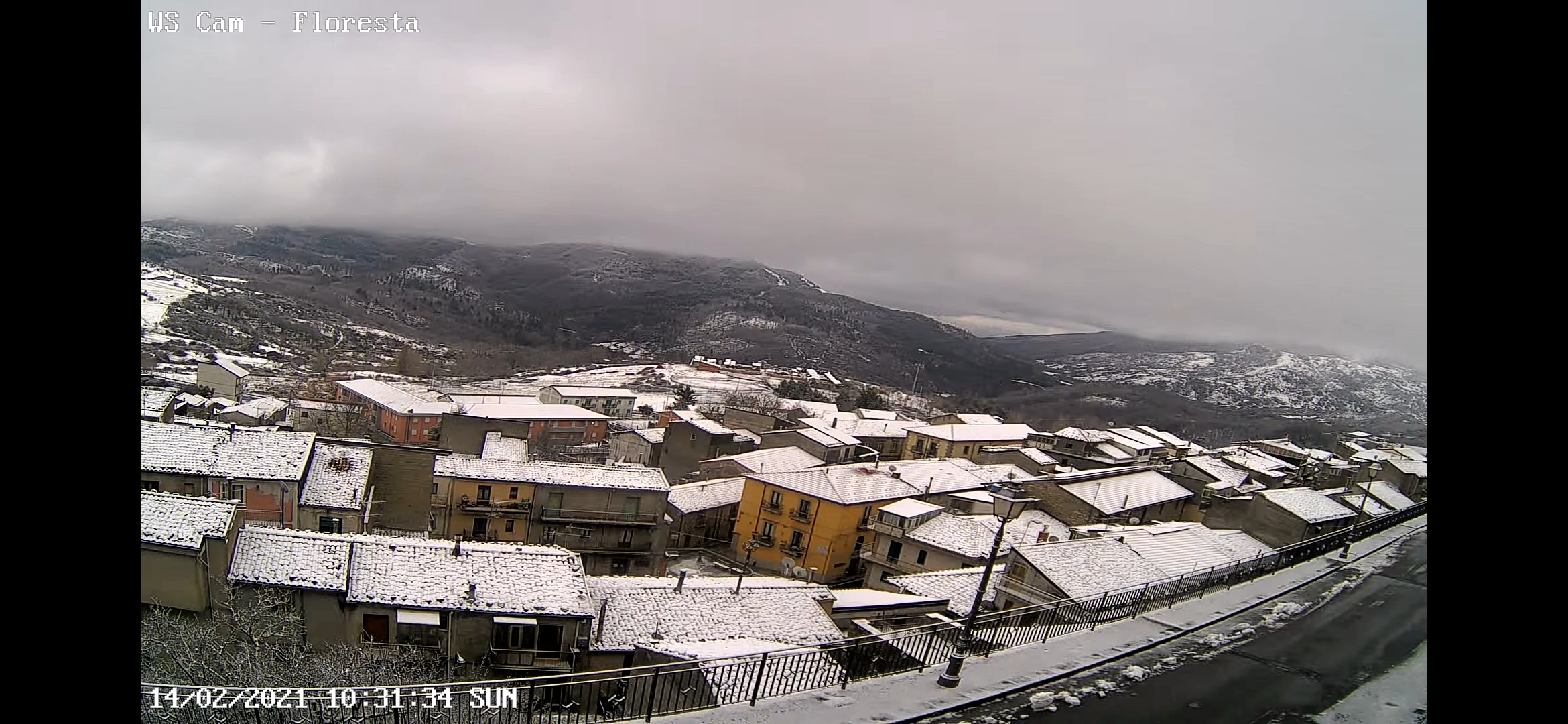 Sicilia: a Floresta arriva lo streaming 24 h. Torna la neve.