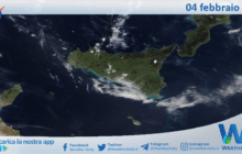 Sicilia: immagine satellitare Nasa di giovedì 04 febbraio 2021