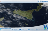 Sicilia: immagine satellitare Nasa di venerdì 05 febbraio 2021