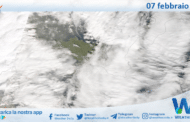 Sicilia: immagine satellitare Nasa di domenica 07 febbraio 2021