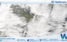 Sicilia: immagine satellitare Nasa di domenica 07 febbraio 2021